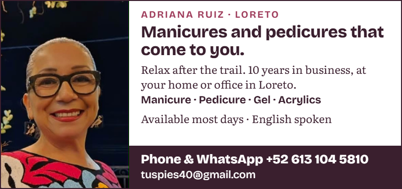 Adriana Ruiz, manicurist in Loreto